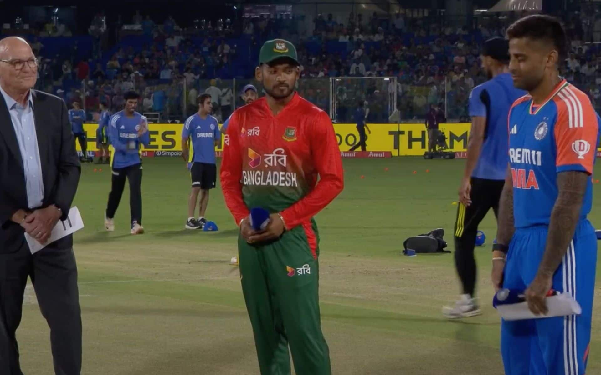 Bangladesh Opt To Bowl Against India [Source: Screegrab@hotstar]
